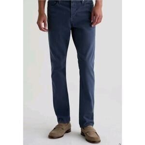 AG The Graduate SUD Chino Pants Navy Blue 34x27 Tailored 5 Pocket EUC